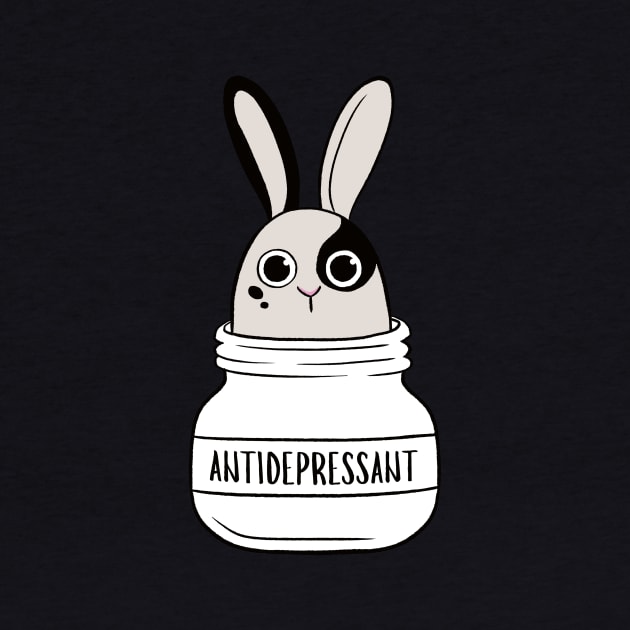 Antidepressant Bunny 1 by Firlefanzzz